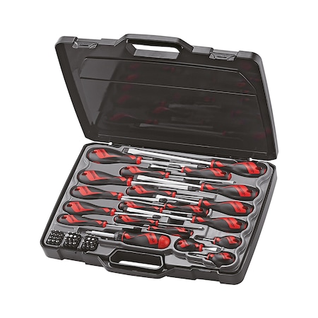 MD9053N - 53 Piece Screwdriver Set (Flat,PH,PZ,Hex,TX,TPX,